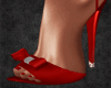 (KUK)red bow heels
