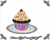 Cup cake on a plate