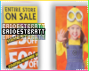 Halloween store ad