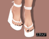White Spring Sandals