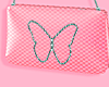 {L} Butterfly bag pink