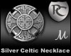 Silver Celtic Necklace M