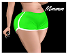 !ML Green Sporty Shorts