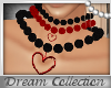 Red Lust Heart Necklace