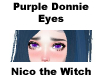 Purple Donnie Eyes