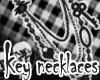 Key&Lock Nacklace Silver