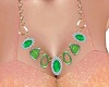 *Emerald Bling Necklace*