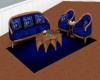 *WT* Blue Couch Set