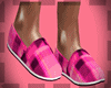 I* Pink Plaid Toms