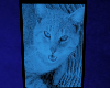 Blue Kitty Meow Poster