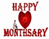 Happy Monthsary Sign
