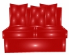 Red Iodi PVC Sofa