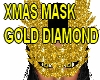 MASK XMAS GOLD DIAMOND