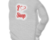 kl. I Love Sleep White