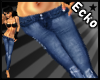 [e] Her Jeans Dark Blue
