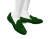 Green loafers