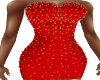 Laurens Red/Gold Dress