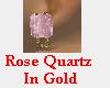 [VDG]Rose Quartz in Gold