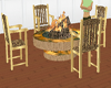 lion gold fire table  se