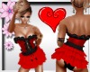Lj! Cupid dress red