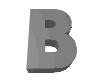 3D Lettering B