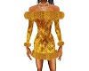 Golden Feather Dress