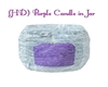 [HD]Purple Candle in Jar