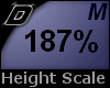 D► Scal Height*M*187%