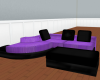 Purple N Black Couch
