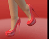 Red passion pumps