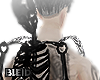 skeleton bag -black-