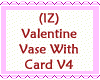 VDay Vase Roses Card V4