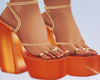 ORANGE BIMBO SHOES