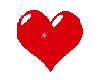 Heart Red Sticker