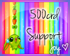 500crd Support Sticker