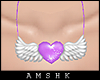 [A] Angel necklace purpl
