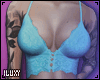 || Cyan Lace Top