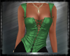 Green Tie Up Corset