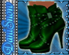 {DSD}Jeweled Boots Green