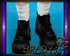 [B]black hiking boots M