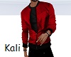 Red Quilted Jacket