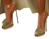 gold heels