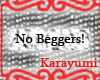 (KY) No Beggers Sticker