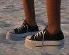 F/M Black Top Sneakers