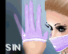{{S}}Purple Nurse Gloves