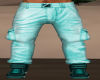 Pant+Shoes Turquoise