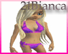 21b-color glitter bikini