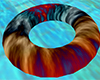 Tie Dye Swim Ring Tube 20