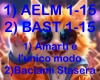 1) Amarti --- 2) Baciami