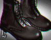 L. black boots